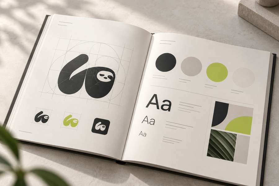 Ilustrační vizualizace: brand manuál.